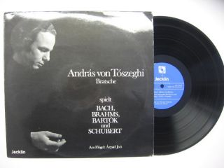Bach Recital András Von Tószeghi LP Jecklin 135
