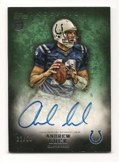 Andrew Luck Topps Inception Rookie Auto 22 50