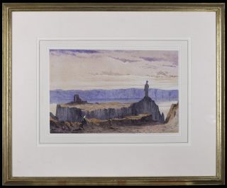 Original Painting Irish Artist Andrew Nicholl R H A The Dead Sea Lot 