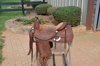 16 5in Bob Avila by Bobs Custom Saddles Reining Saddle