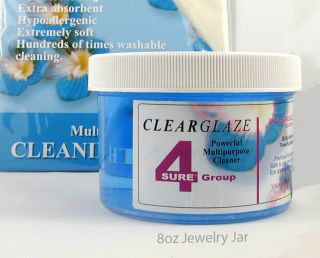 No soap No streak Cleaning Safe for Jewelry, Gems and Pearls with Poly 