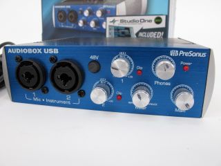 PreSonus AudioBox USB 24 Bit 48K Computer Audio Recording Interface 