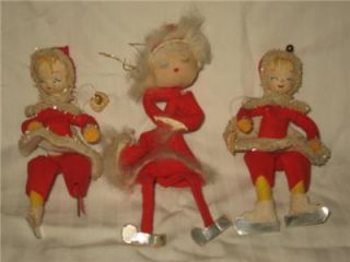 Vintage Delta Novelty Company Japan Christmas Angel Decorations