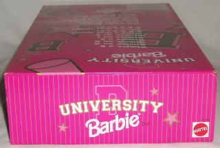   University Bulldogs Cheerleader Barbie Mattel Doll African American