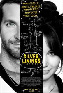 Silver Linings Playbook Movie Poster 2 Sided Original 27x40 Jennifer 