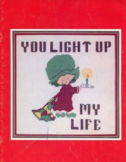 You Light Up My Life Friends Love Grandma Cross Stitch Pattern Leaflet 