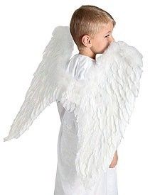 Large Angel Wings Costume Set White Real Feather Marabou Fairy Dress 