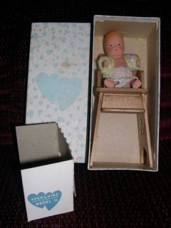 25 K H Nancy Ann Type Baby with High Chair Box