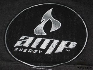   Black Graphic Tee Tshirt Amp Energy Drink NEW  11 13 11