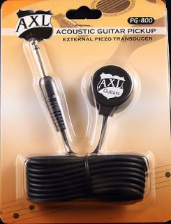 AXL PG 800 Acoustic Guitar Pickup External Piezo Transducer w/ 1/4 