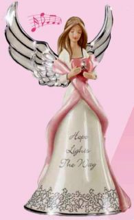 breast cancer awareness hope lights the way musical angel