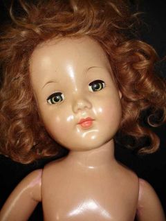    1939 EFFANBEE LITTLE LADY ANNE SHIRLEY 27 COMPOSITION DOLL NICE