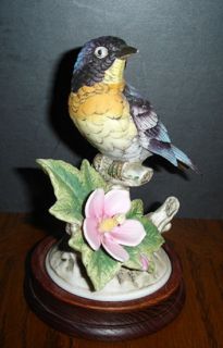Andrea Parula Warbler Bird Figurine