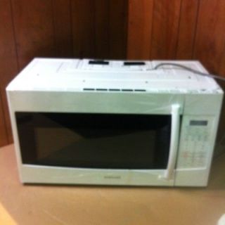   30 1.8 cu ft 1100W Over the Range White Microwave Oven #SMH1816W