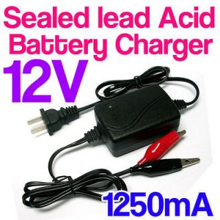 12V 1250mA Sealed Lead Acid Rechargeable Battery Charger APC UPS SLA 
