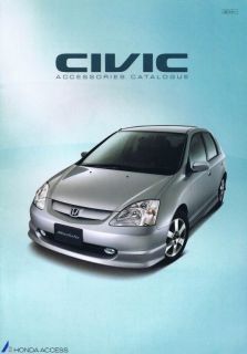 01 05 JDM Civic 5dr Honda Access catalog rare brochure ep3 es eu em 