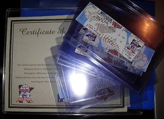 Newly listed Cal Ripken Jr. 3000th hit full ticket  comes with COA 