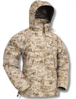 USMC Goretex Desert Parka Digital Marpat Jacket Med Long New