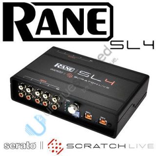 Rane SL4 Computer DJ Interface for Serato Scratch Live FREE NEXT DAY 