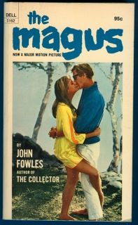 The Magus John Fowles Movie Tie w Anthony Quinn Dell 5162 1968