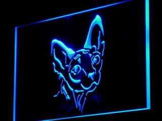 i988 b sphynx canadian hairless cat shop light sign from