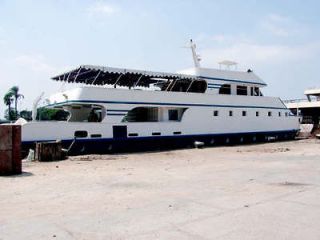 bargin new steel motor yacht 35 meter from egypt time
