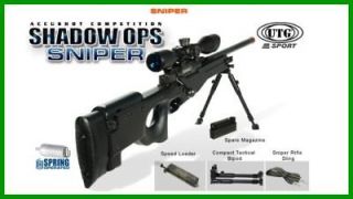 UTG Type 96 Black Airsoft Sniper Rifle 4x32mm Scope airsoft rifles