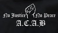acab no justice no peace a c a b ezln ultras t shirt