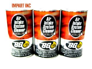 BG Air Intake System Cleaner (3) 11oz. Can New from the makers of 