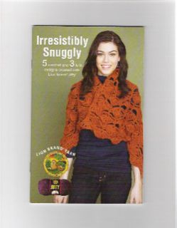 IRRESISTIBLY SNUGGLY ~ 5 CROCHET & 3 KNIT DESIGNS ~ NEW