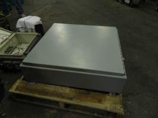 Hoffman Electrical Enclosure Cabinet, A 363612LP, 36X36X8 Used 