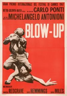 Blow Up Original 1967 Italian Poster Michelangelo Antonioni