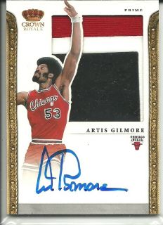 11 12 Preferred Silhouettes Artis Gilmore Jersey Prime Patch 04 10 SP 