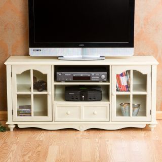 Shabby Cottage Chic Style 52 TV Entertainment Cabinet Media Center 
