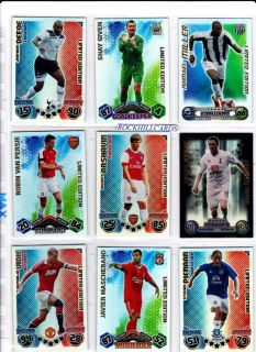 MATCH ATTAX 08 09 10 11 PICK YOUR OWN LIMITED EDITION CARD FREE P+P