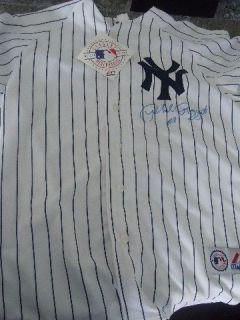 Phil Rizzuto 1994 Hall of Famer New York Yankee Signed Jersey Insc 10 