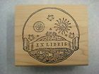 rubber stamp new ex libris from the books library read