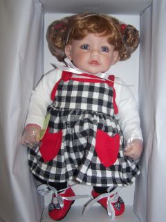 Adora Doll Checker Check Mate 20 Baby Girl Redhead Blue Eye Vinyl 