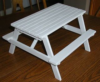   Crafted Picnic Table for 18 Dolls (Perfect for American Girl Dolls