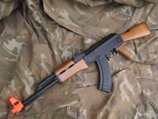 AEG Electric AK47 Assault Rifle Full Stock Automatic Airsoft gun CM022 