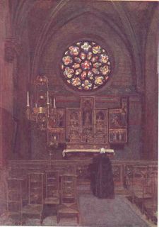 Belgium Antwerp Cathedral Chapel Antique Print 1908