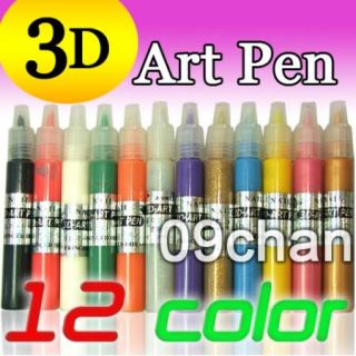 12 Color 3D Nail Art Pens gallery 09chan450