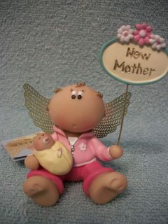 Angel Cheeks Guardian Figurine New Mother By Russ Berrie With Tag And 