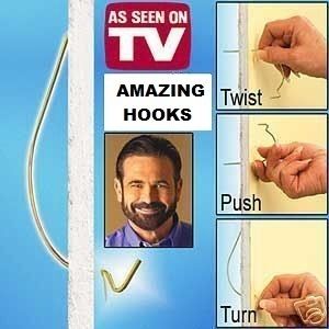 10 Amazing Hooks Wall Hanging System as Seen on TV