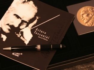 Montblanc Arturo Toscanini Special Edition Black Ballpoint Pen Box Set 