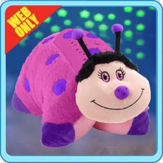 Dream Lites Pillow Pets HOT PINK LADYBUG ** As Seen On TV ** IN STOCK