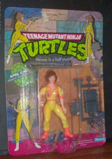   1989 TMNT Teenage Mutant Ninja Turtles April ONeil Action Figure MOC