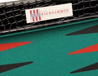 roulette backgammon set in faux croc special  price $ 125 95 item 