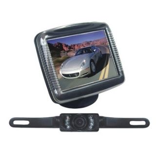 License Plate Mount Rearview Night Vision Backup Camera