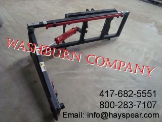to go my store skid steer attachment hay bale unroller